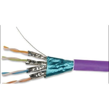 Câbles à paire torsadée CAT6A pour Internet Ethernet avec jaquette LSZH